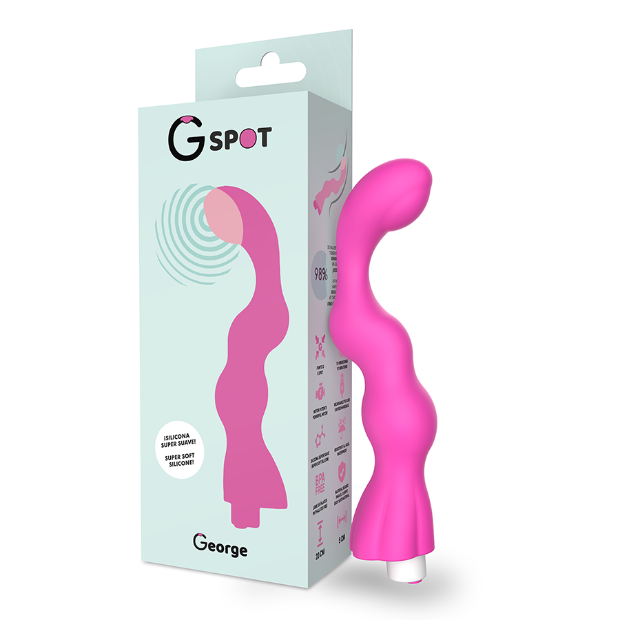 G-SPOT- GEORGE VIBRADOR GUM ROSA