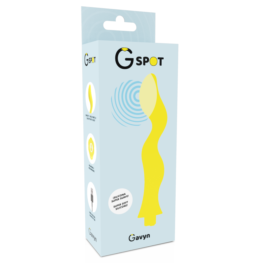 G-SPOT- PONTO G GAVYN VIBRADOR AMARELO