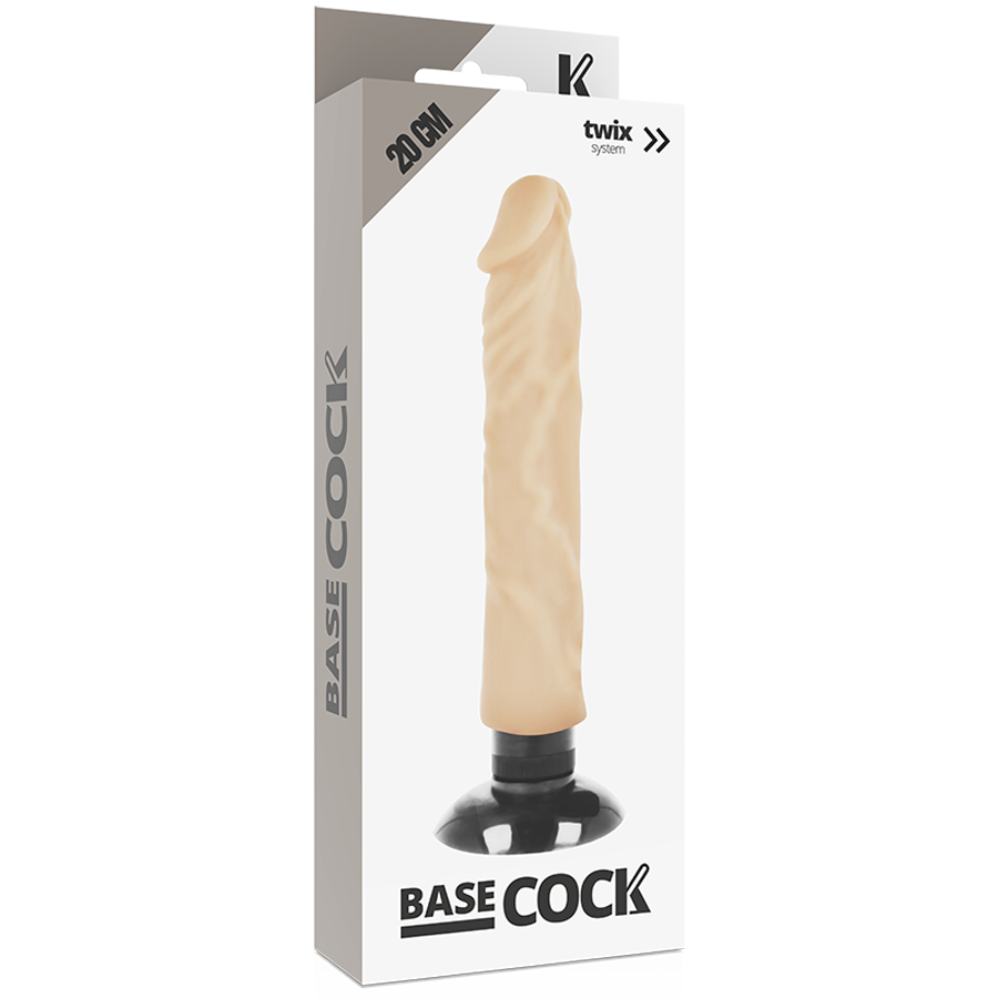 BASECOCK - VIBRADOR REALÍSTICO 2-1 20 CM - Image 4