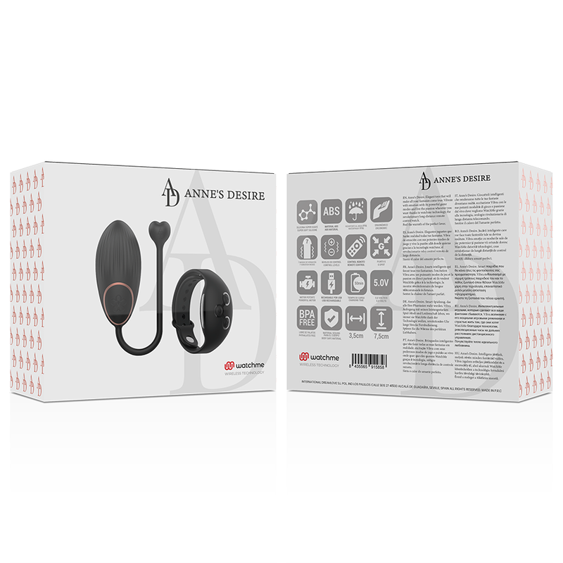 ANNE'S DESIRE - EGG TECNOLOGIA DE CONTROLE REMOTO WATCHME PRETO - Image 11