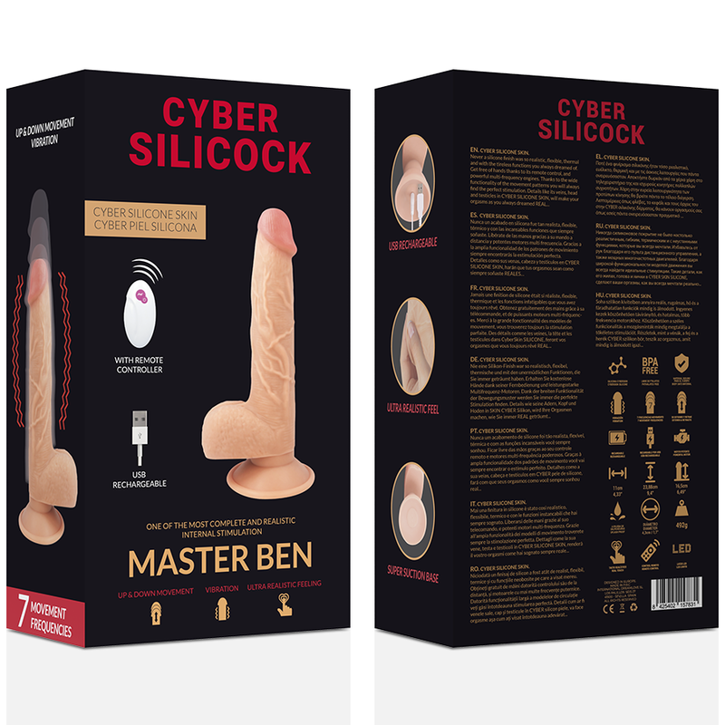 CYBER SILICOCK REALISTICO CONTROL REMOTO MASTER BEN - Image 6
