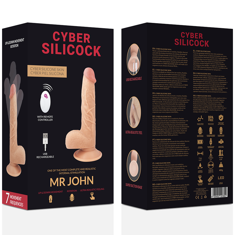 CYBER SILICOCK REALISTICO CONTROL REMOTO MR JOHN - Image 6