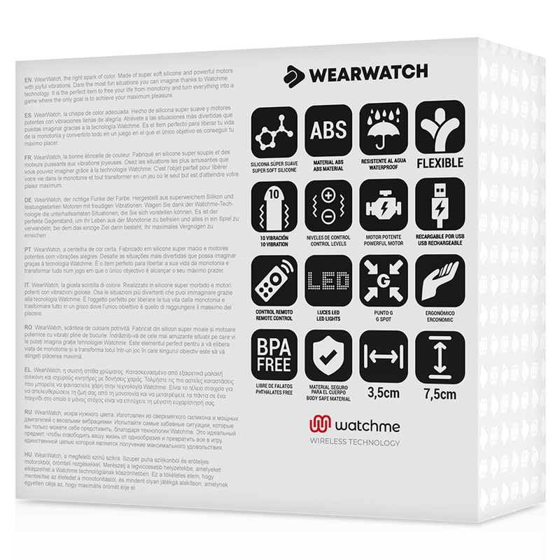 WEARWATCH - TECNOLOGIA WATCHME CONTROLE REMOTO OVO FÚCSIA / JATO - Image 5