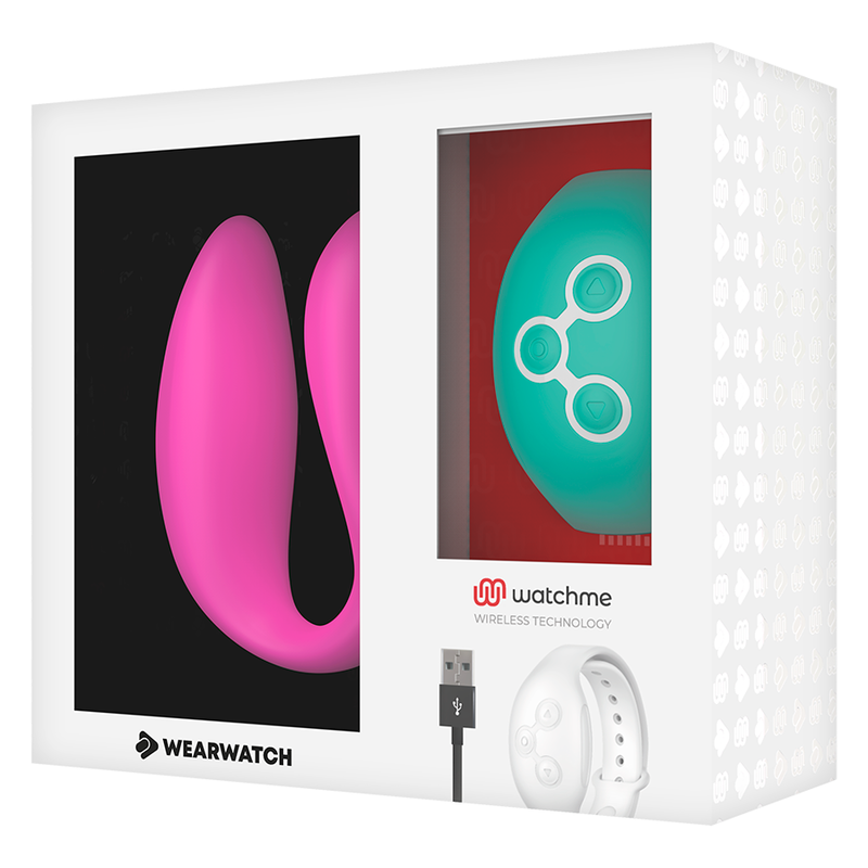 WEARWATCH - VIBRADOR WATCHME DE TECNOLOGIA DUPLA FÚCSIA / ÁGUA DO MAR - Image 7